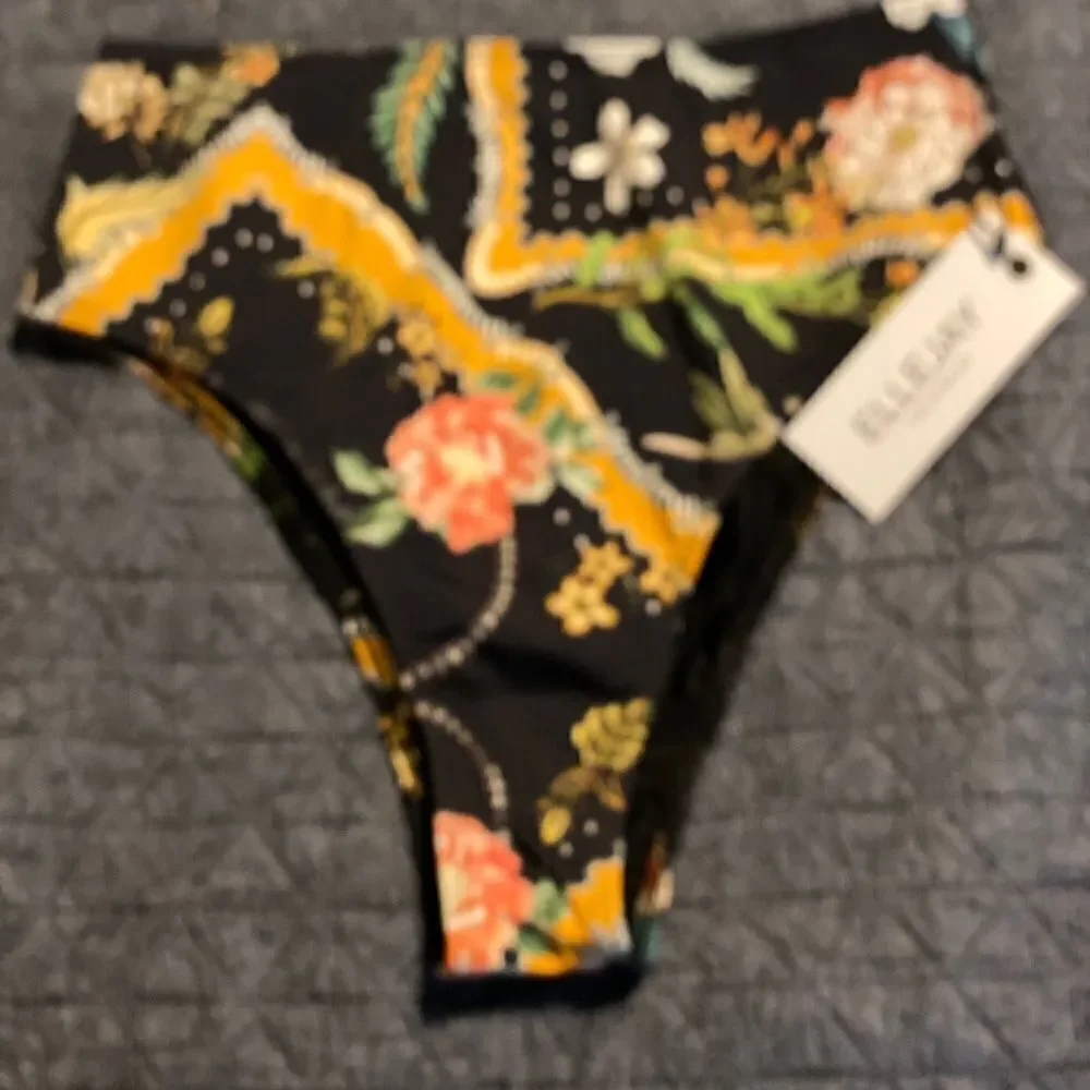 ELLEJAY CAROLYN BANDANA HIGH WAIST BIKINI BOTTOM M
